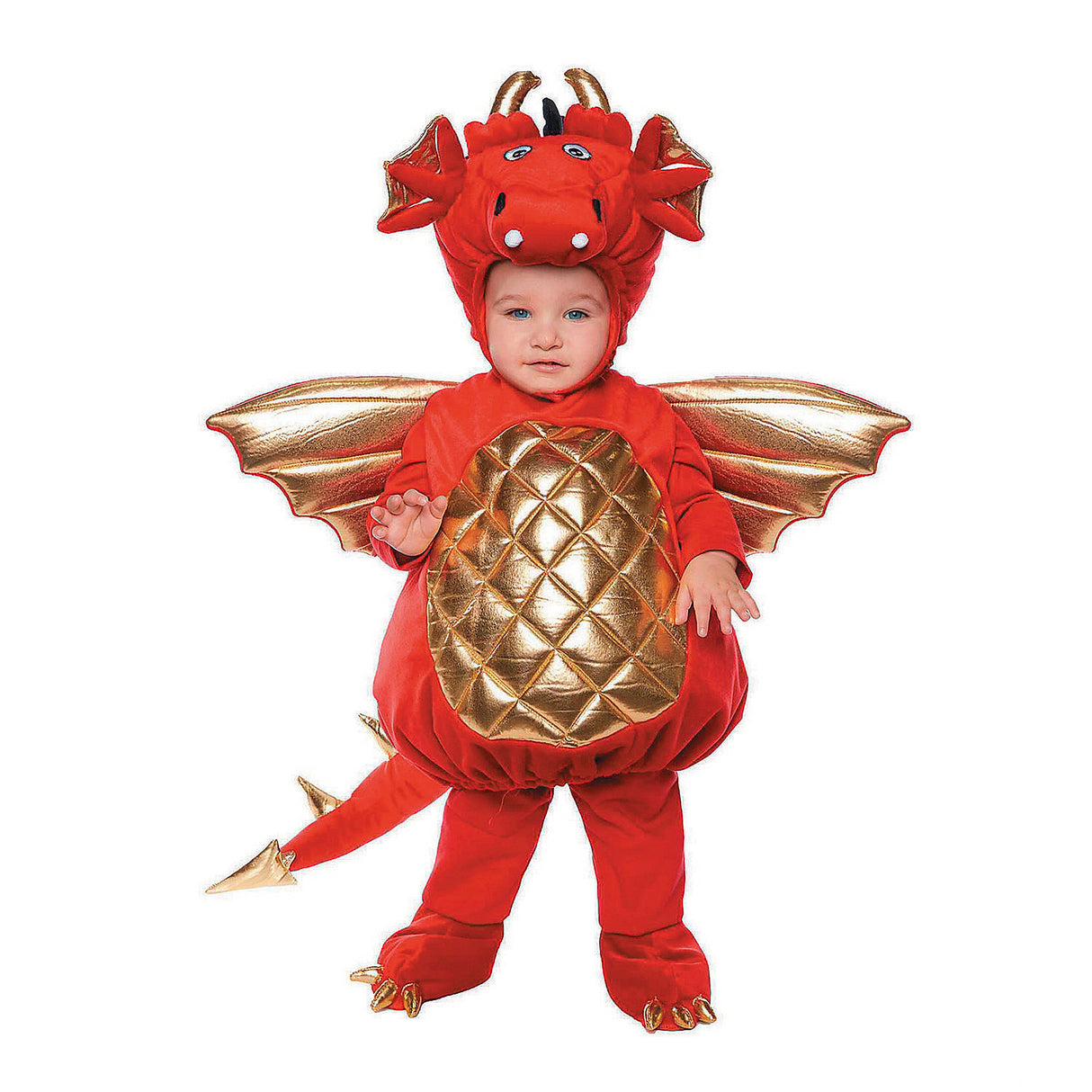 Adorable Dragon Toddler Red Costume for Halloween Trick or Treat and Imaginative Play Adventures