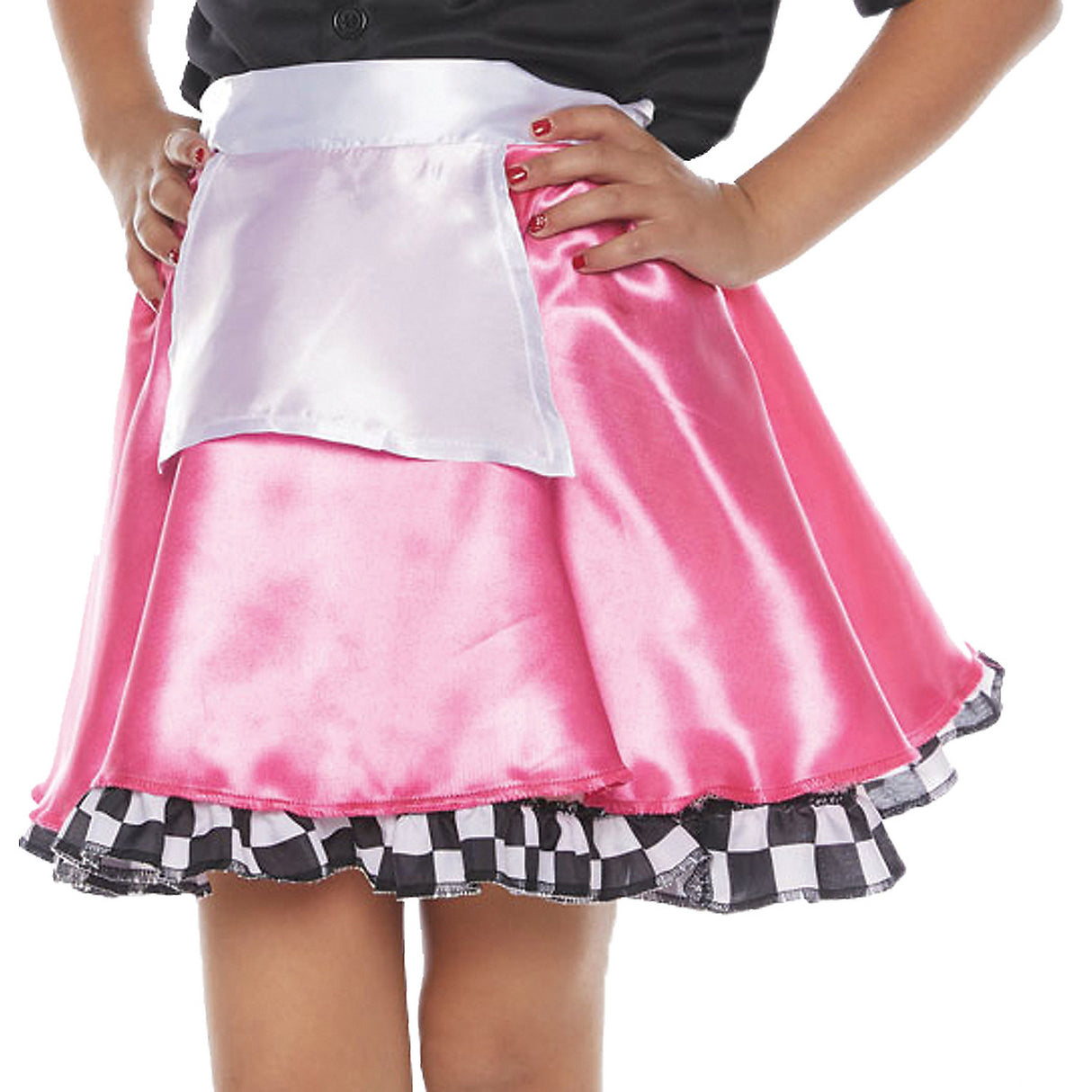 Adorable Car Hop Child Costume for 50's Theme Parties Halloween Dress Up and Fun Events