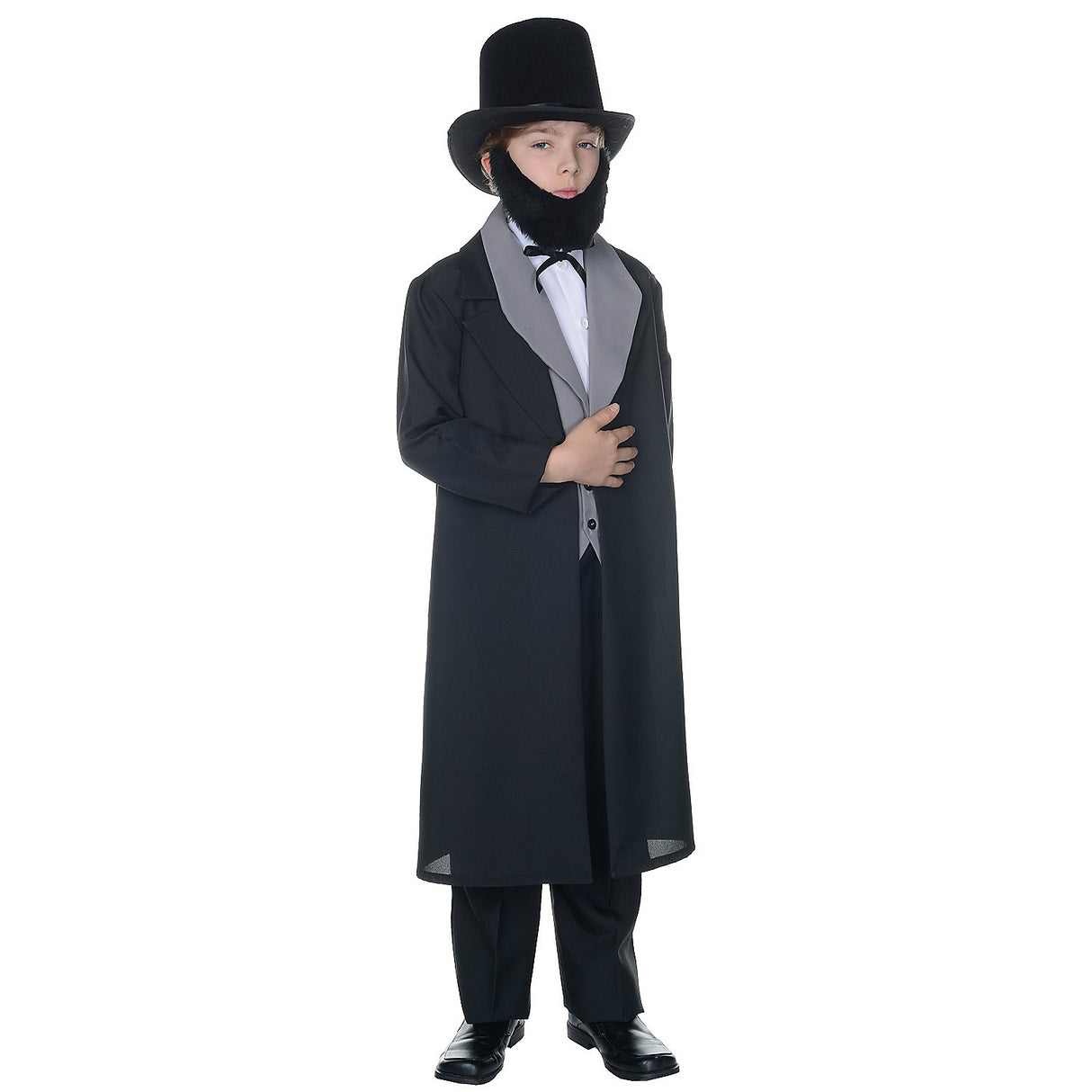 Abraham Lincoln Child Costume for School Plays Patriotic Events and Historical Celebrations