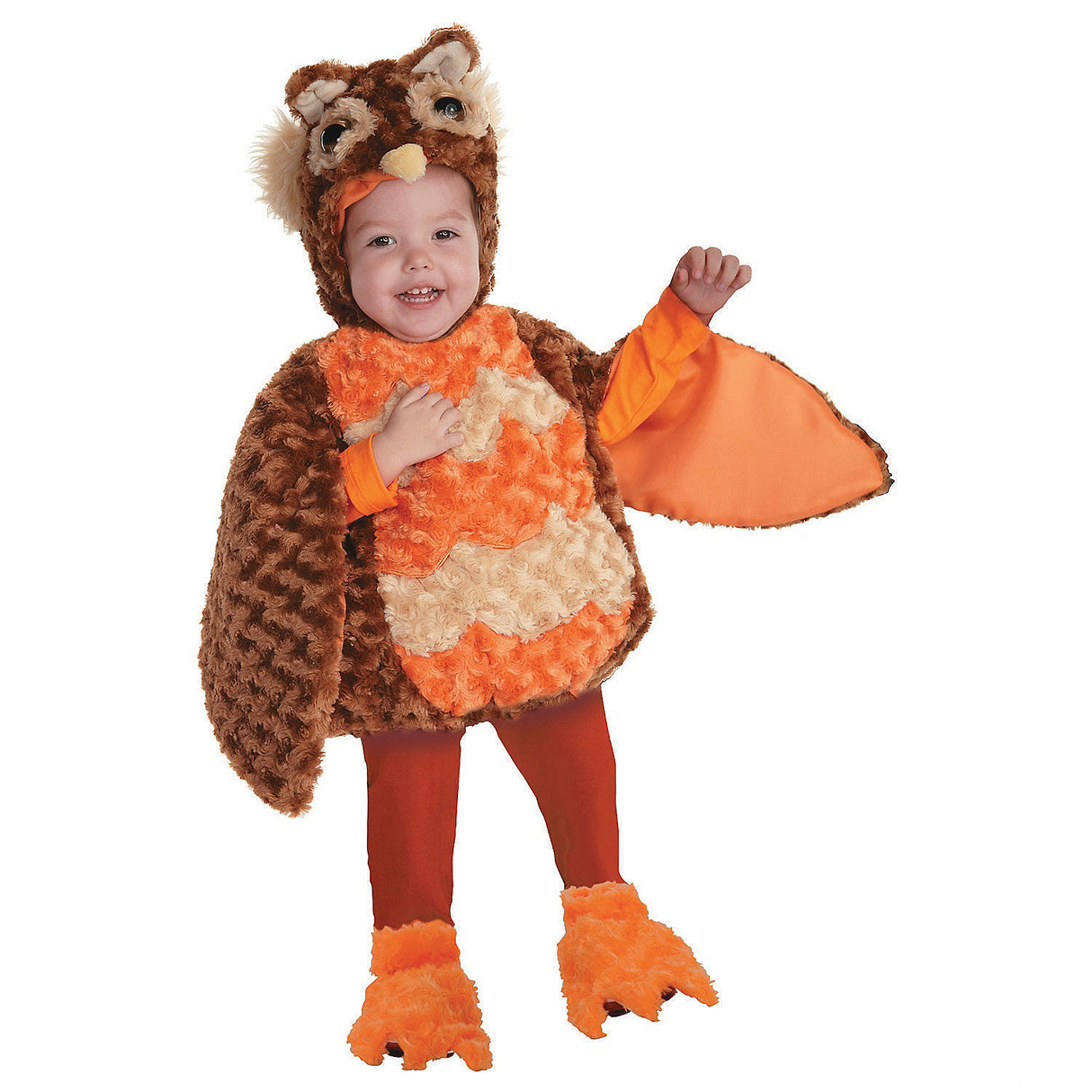 Adorable Toddler Owl Costume for Halloween Dress Up Events and Family Themed Parties