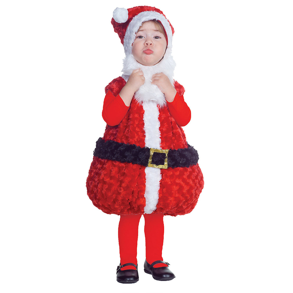 Cute Toddler Santa Costume for Holiday Celebrations Christmas Parties and Festive Events