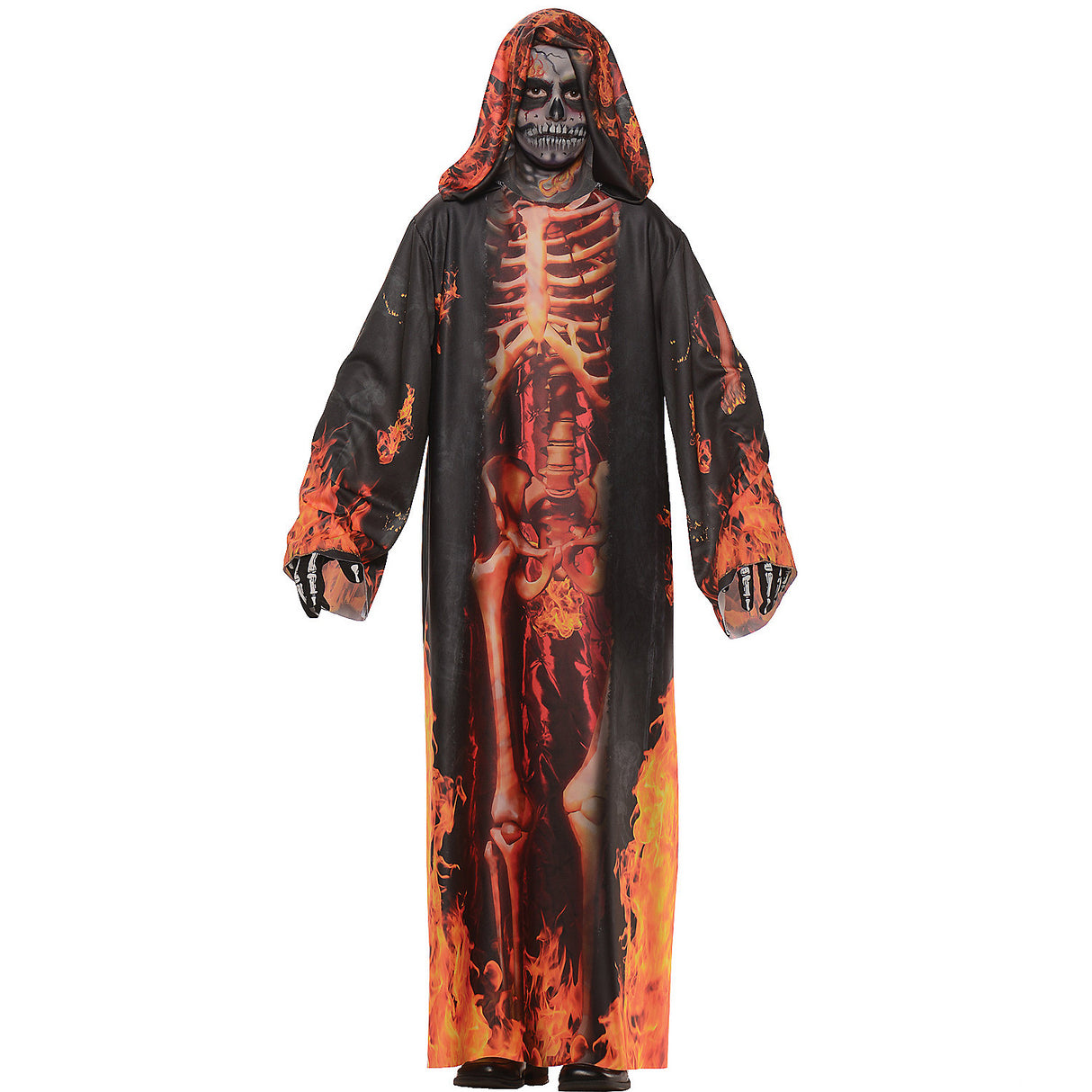 Boy's Underworld Robe Costume for Halloween Parties Themed Events and Spooky Fun