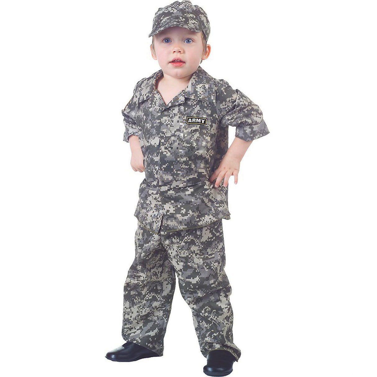 Fun U.S. Army Camo Set Toddler Costume for Little Soldiers and Dress-Up Adventures