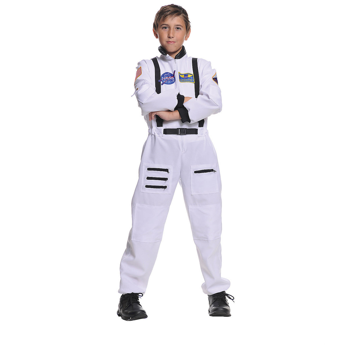 Authentic Unisex Astronaut Costume for Kids Halloween Themed Events School Dress-Up Days
