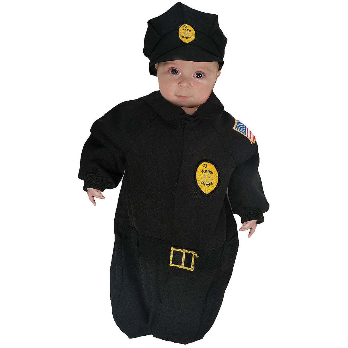 Cute Police Bunting Costume for Infants Great for Halloween Parties and Police-Themed Events