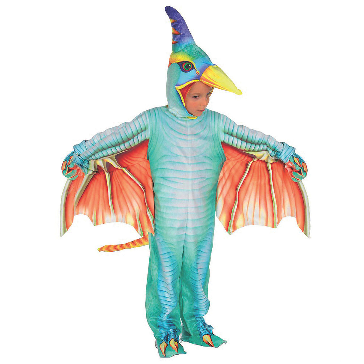 Adorable Pterodactyl Green Toddler Costume for Halloween Parties and Creative Dress Up Adventures