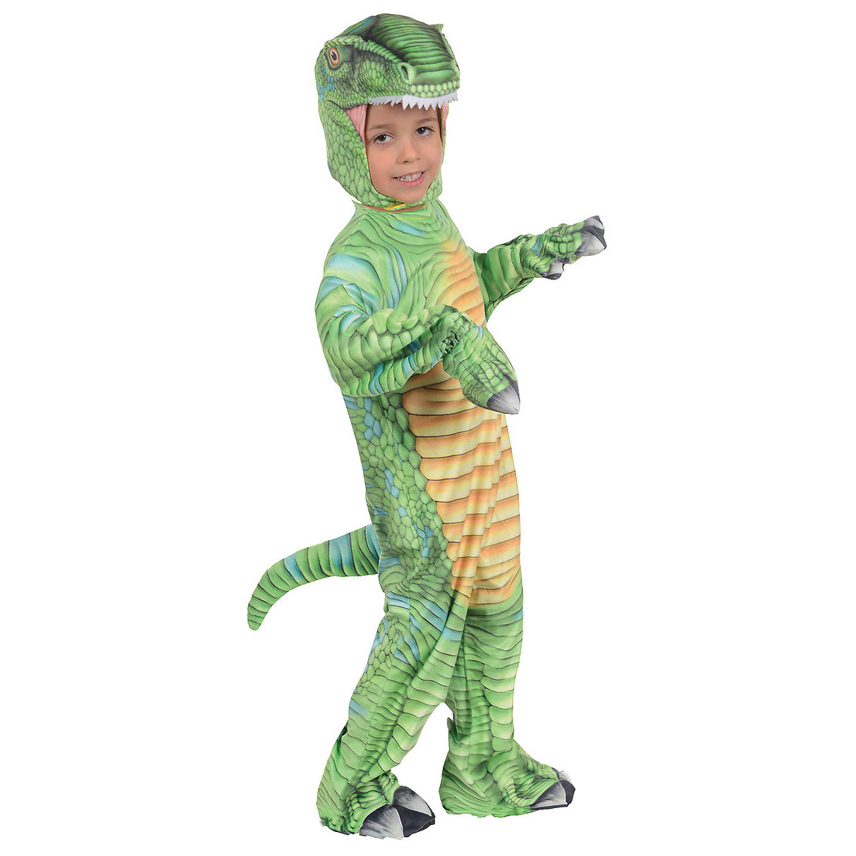 T-Rex Green Toddler Costume for Family Themed Events Halloween Parades and Creative Imaginative Play