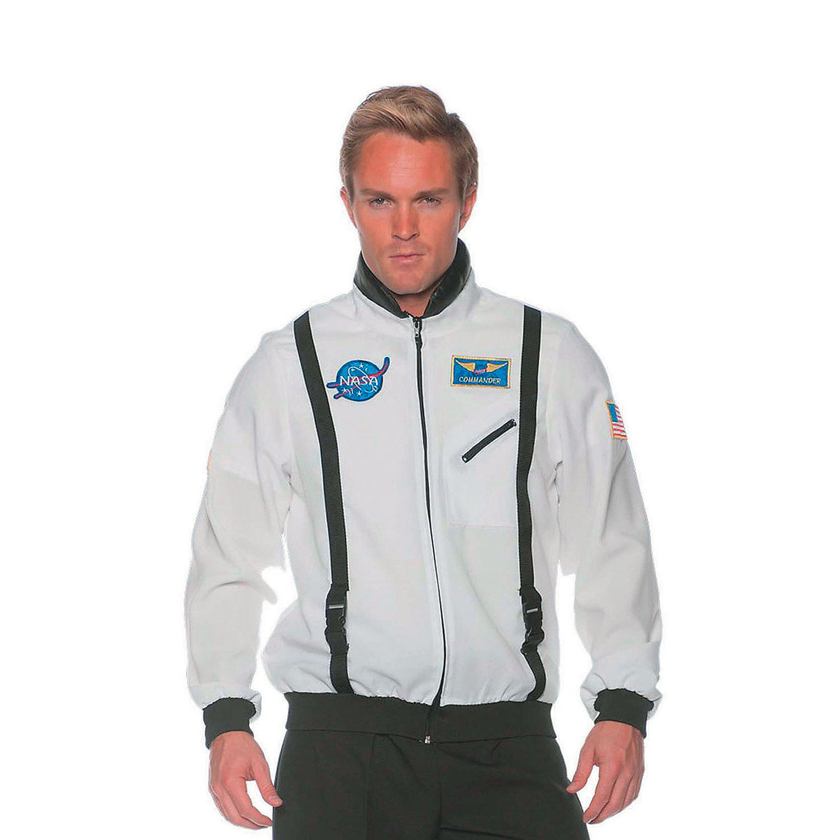 Stylish White Space Jacket for Halloween Parties and Themed Events