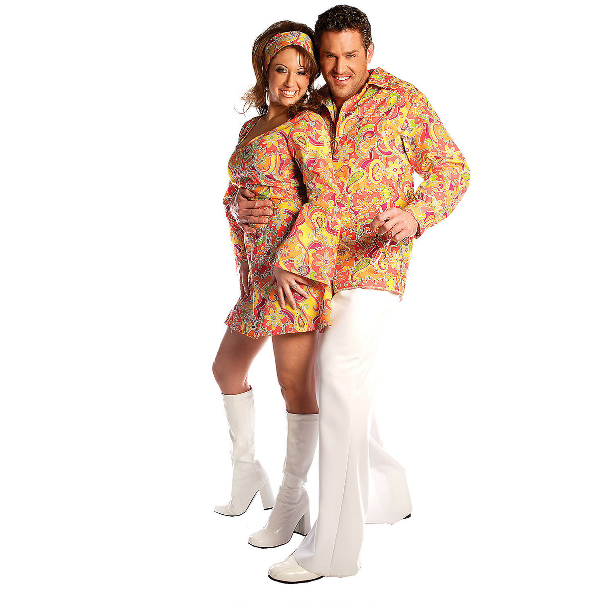 Retro Women's Go Go Dress Costume for 60's Parties Halloween Events and Themed Celebrations