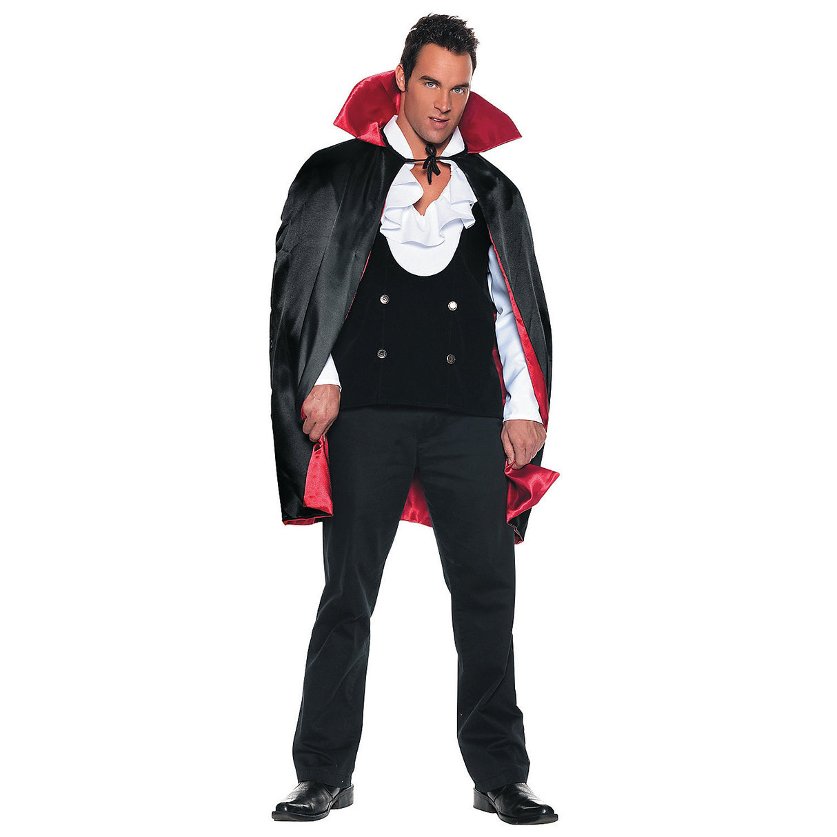 Versatile Reversible Cape for Halloween Costumes and Theatrical Performances