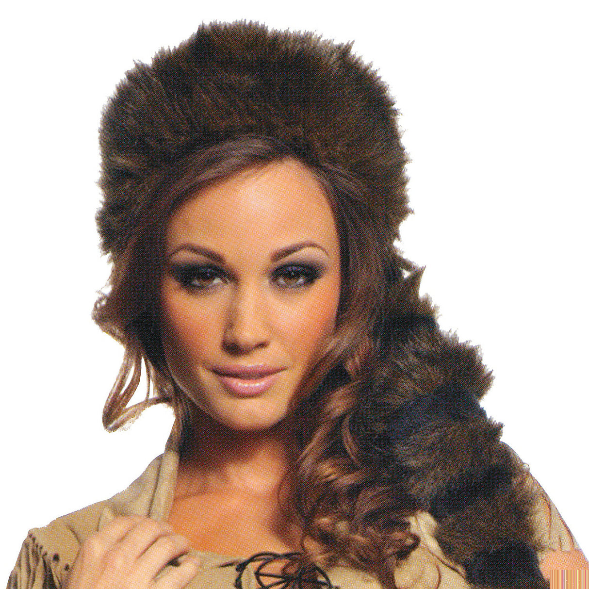 Faux Fur Frontier Hat for Davy Crockett Costumes Halloween Parties and Festive Occasions