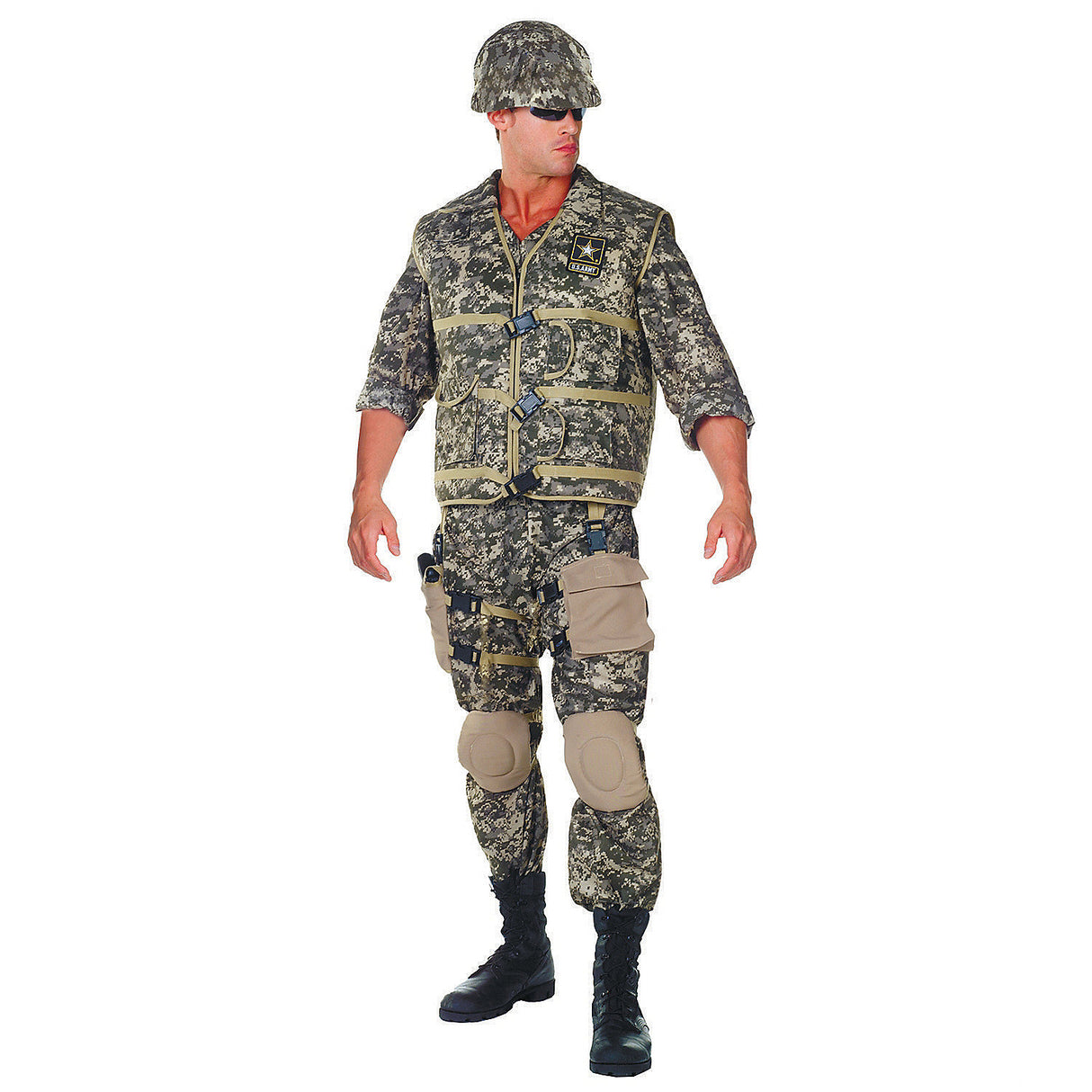 Authentic Adult Army Ranger Costume for Halloween Parties and Military-Themed Events