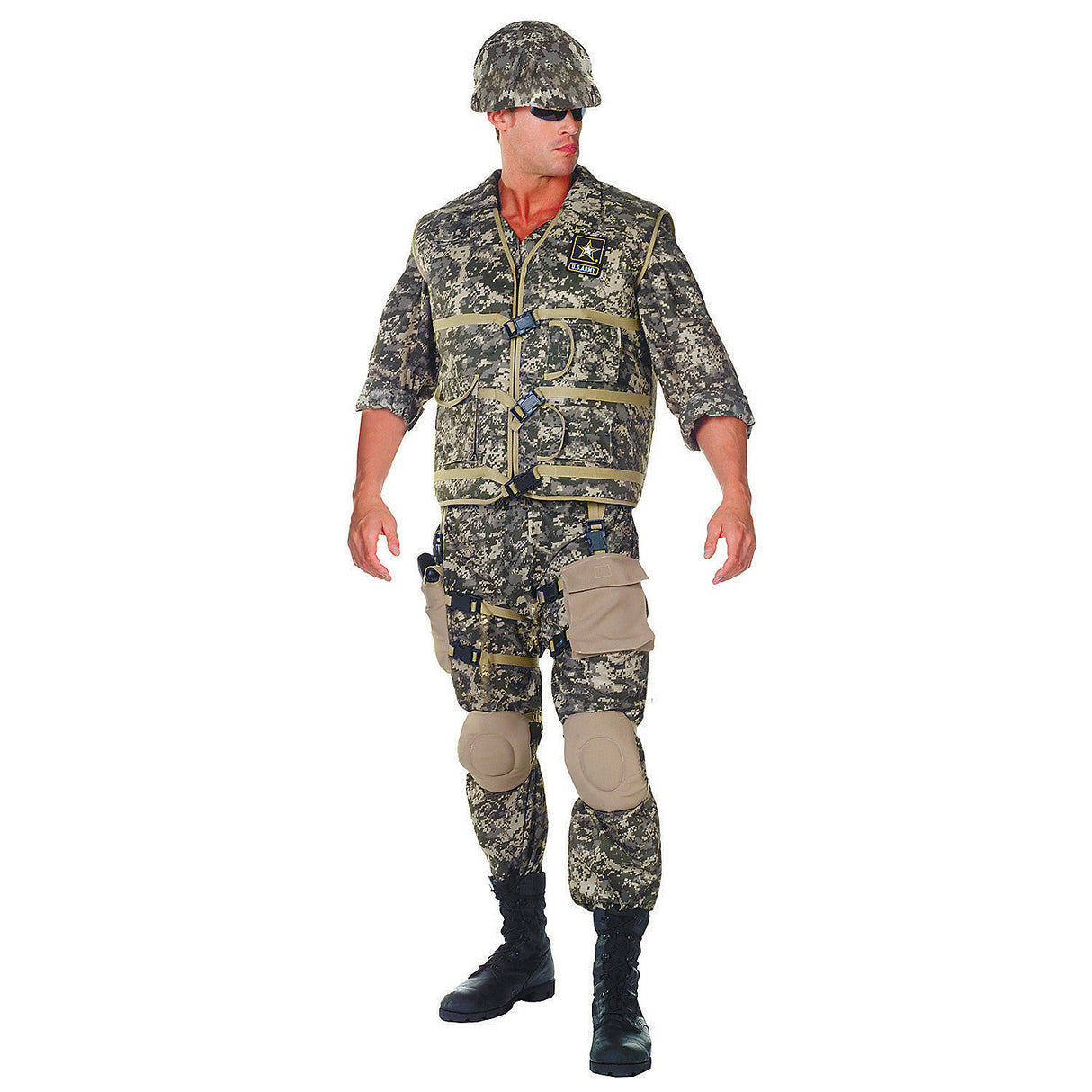 Authentic Adult Army Ranger Costume for Halloween Parties and Military-Themed Events