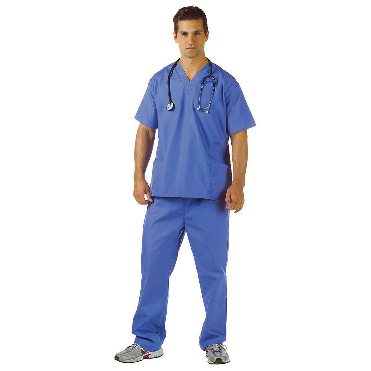 Classic Men's Scrubs Costume for Halloween Parties and Themed Dress Up Events