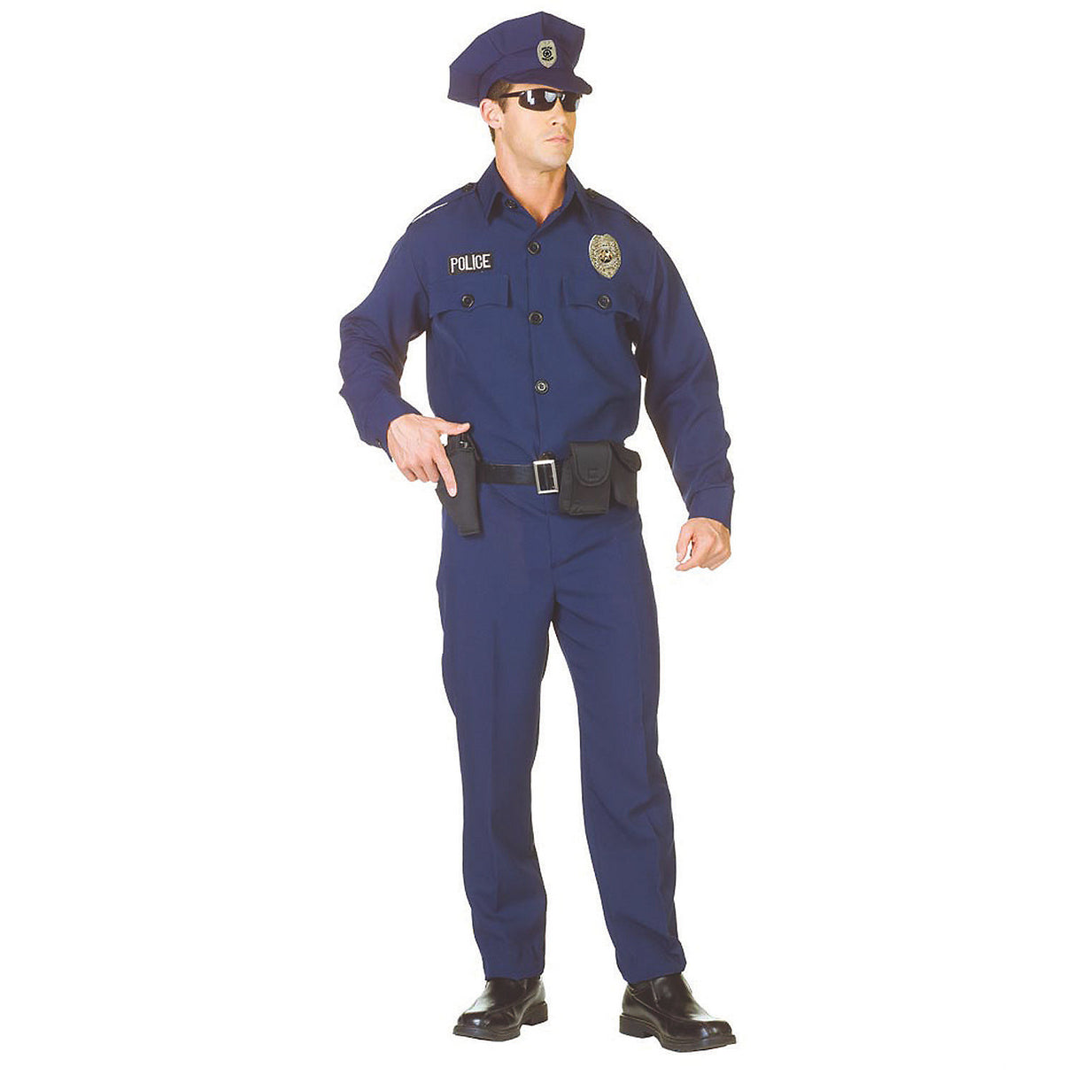 Men's Police Officer Costume for Halloween Parties Theme Events and Creative Dress Up