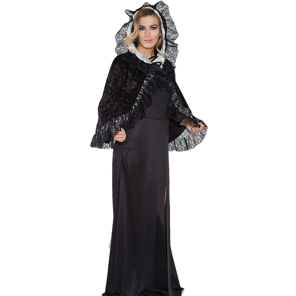 Stylish Lace Capelets for Gothic Looks and Costume Enhancements