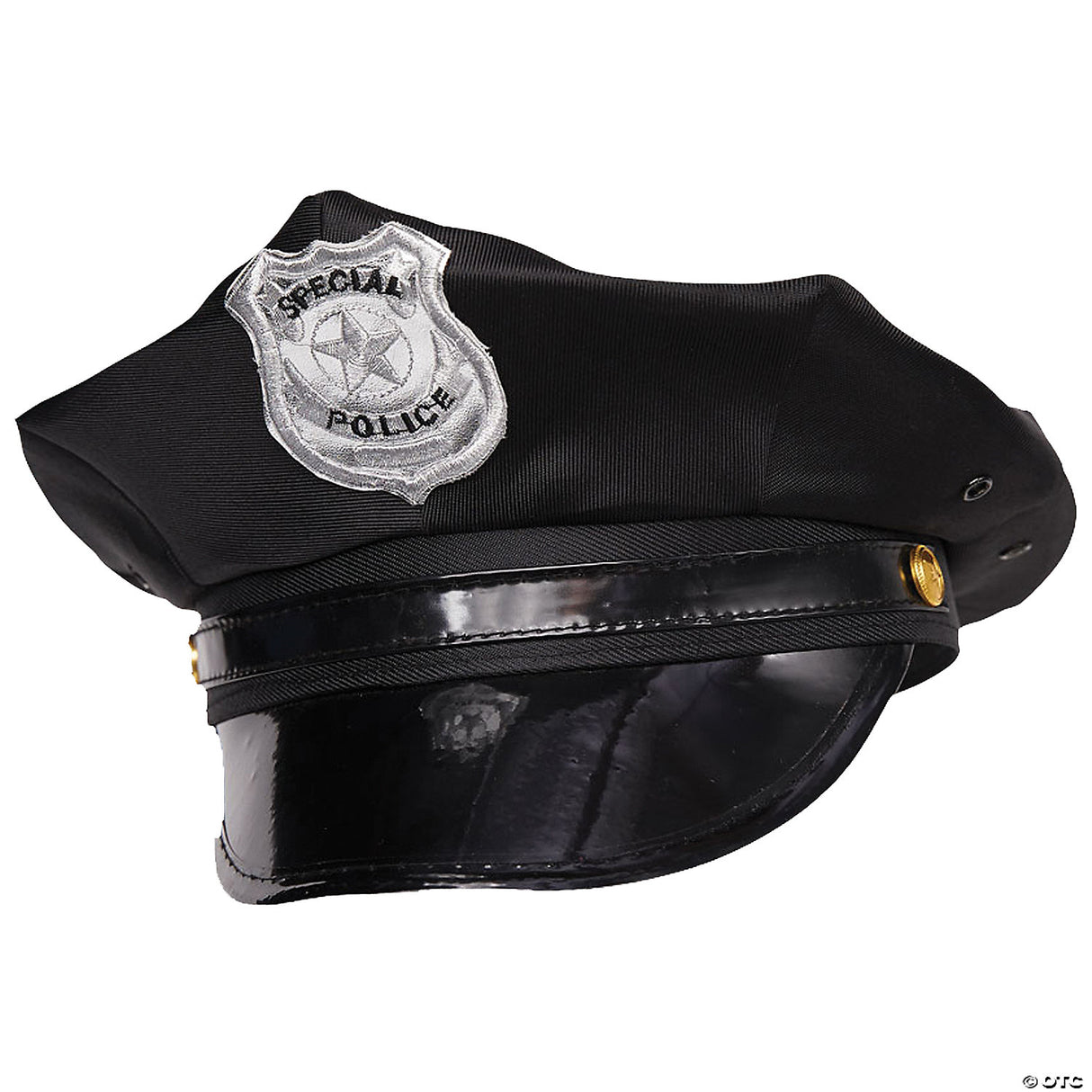 Adjustable Police Hat for Law Enforcement Costumes and Themed Parties
