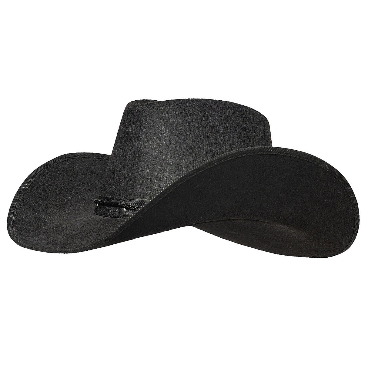 Classic Adult Black Cowboy Hat for Western-Themed Events and Costume Parties