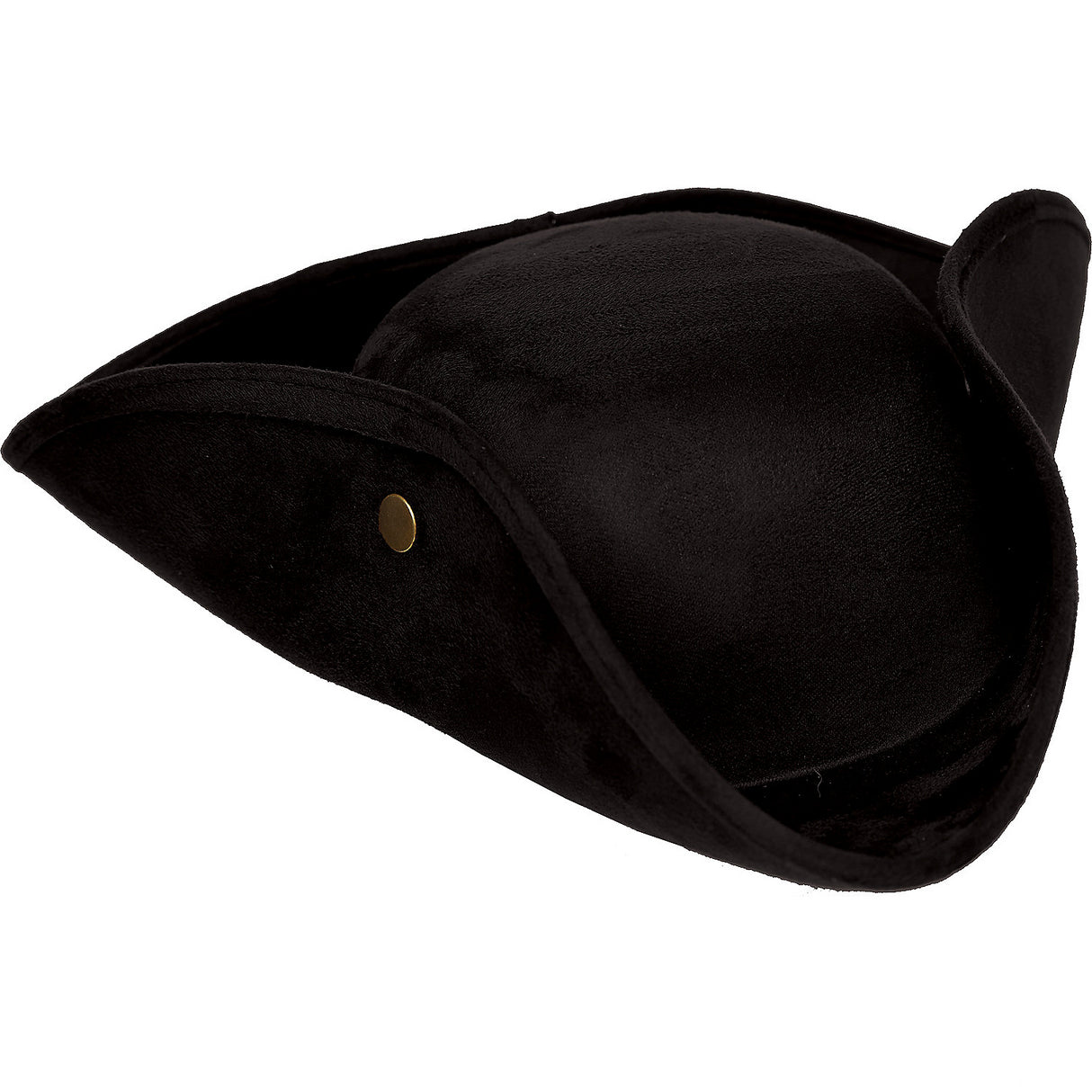 Stylish Tri Corner Faux Suede Hat for Costume Events Parties and Everyday Wear