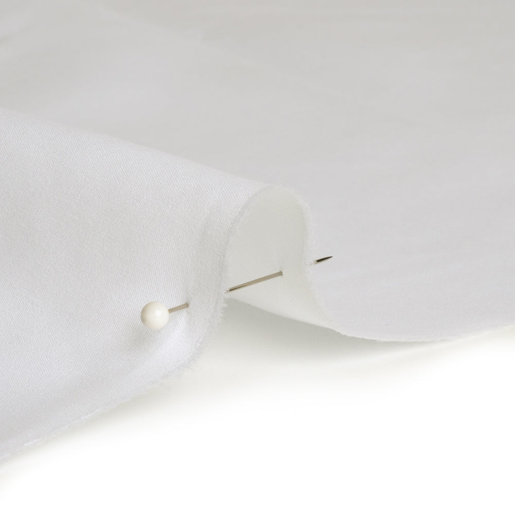 Recycled Polyester Swim Trunk Fabric - White - Mood Exclusive Malibu Collection