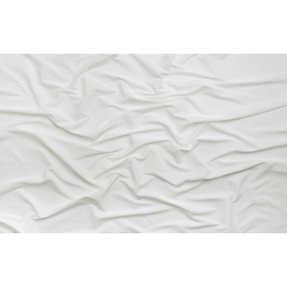 Recycled Polyester Swim Trunk Fabric - White - Mood Exclusive Malibu Collection