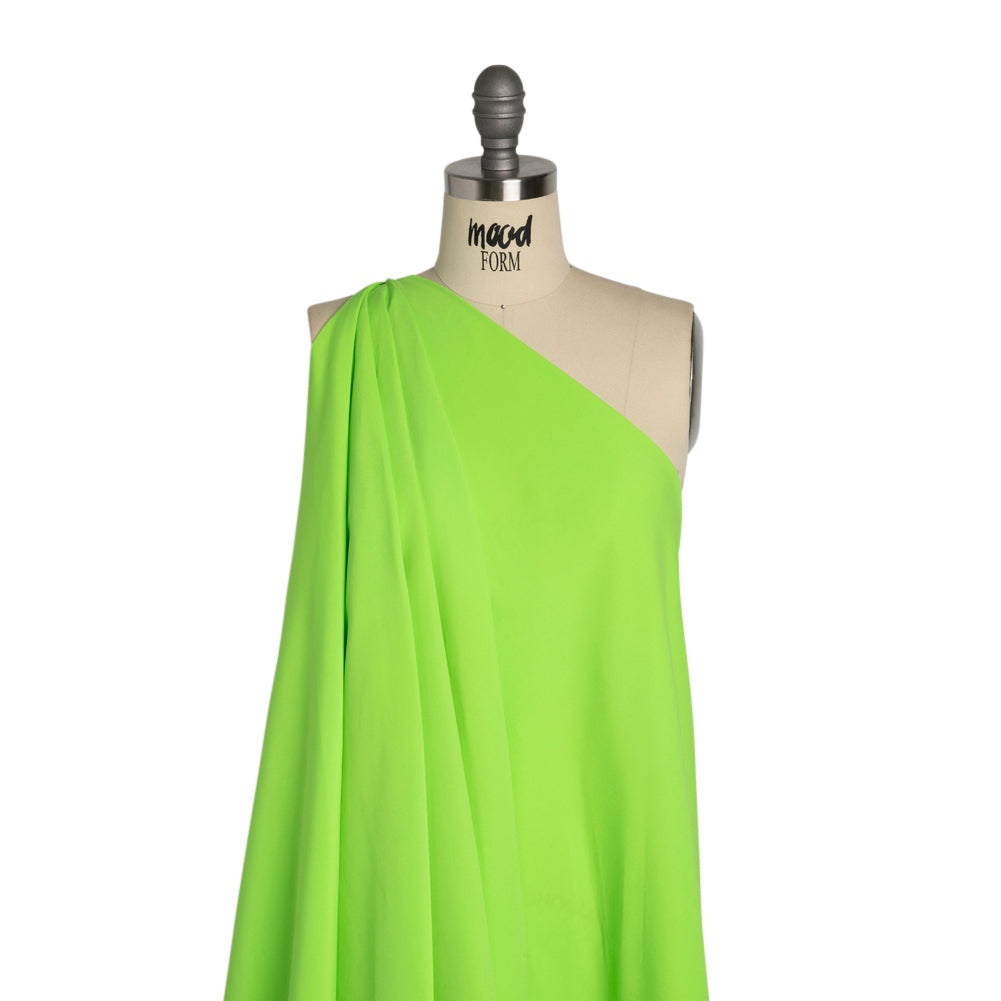 Recycled Polyester Swim Trunk Fabric - Acid Green - Mood Exclusive Malibu Collection