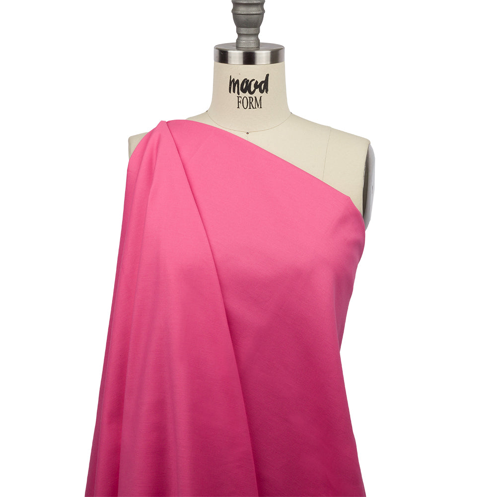 Stretch Cotton Sateen - Pink - Mood Exclusive Carlos Collection