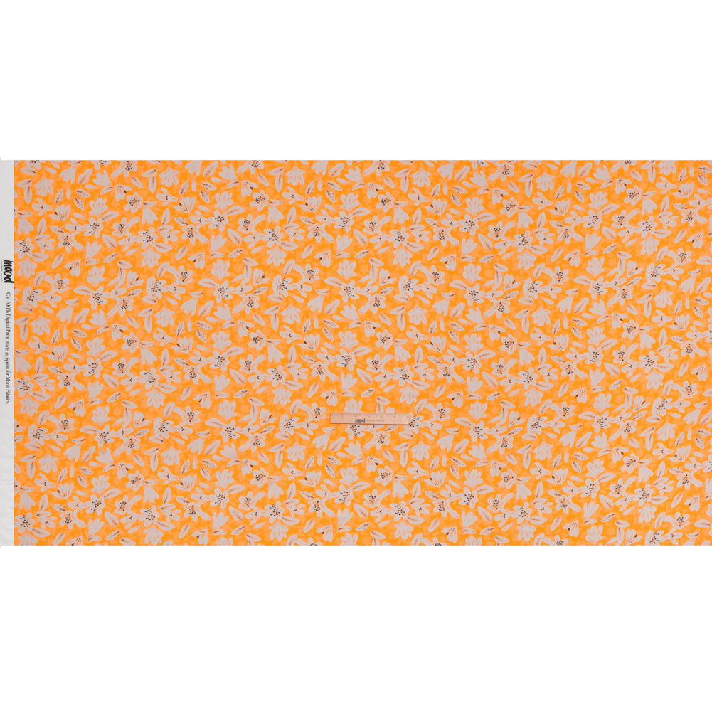 Rayon Challis - Yellow Floral - Daybreak Bloom Print - Mood Exclusive Chariot Collection