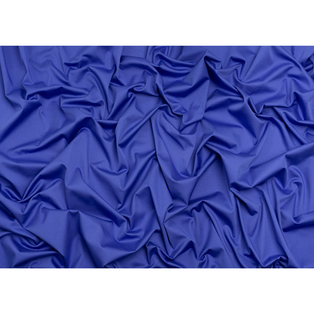 Stretch Cotton Sateen - Cobalt Blue - Mood Exclusive Carlos Collection