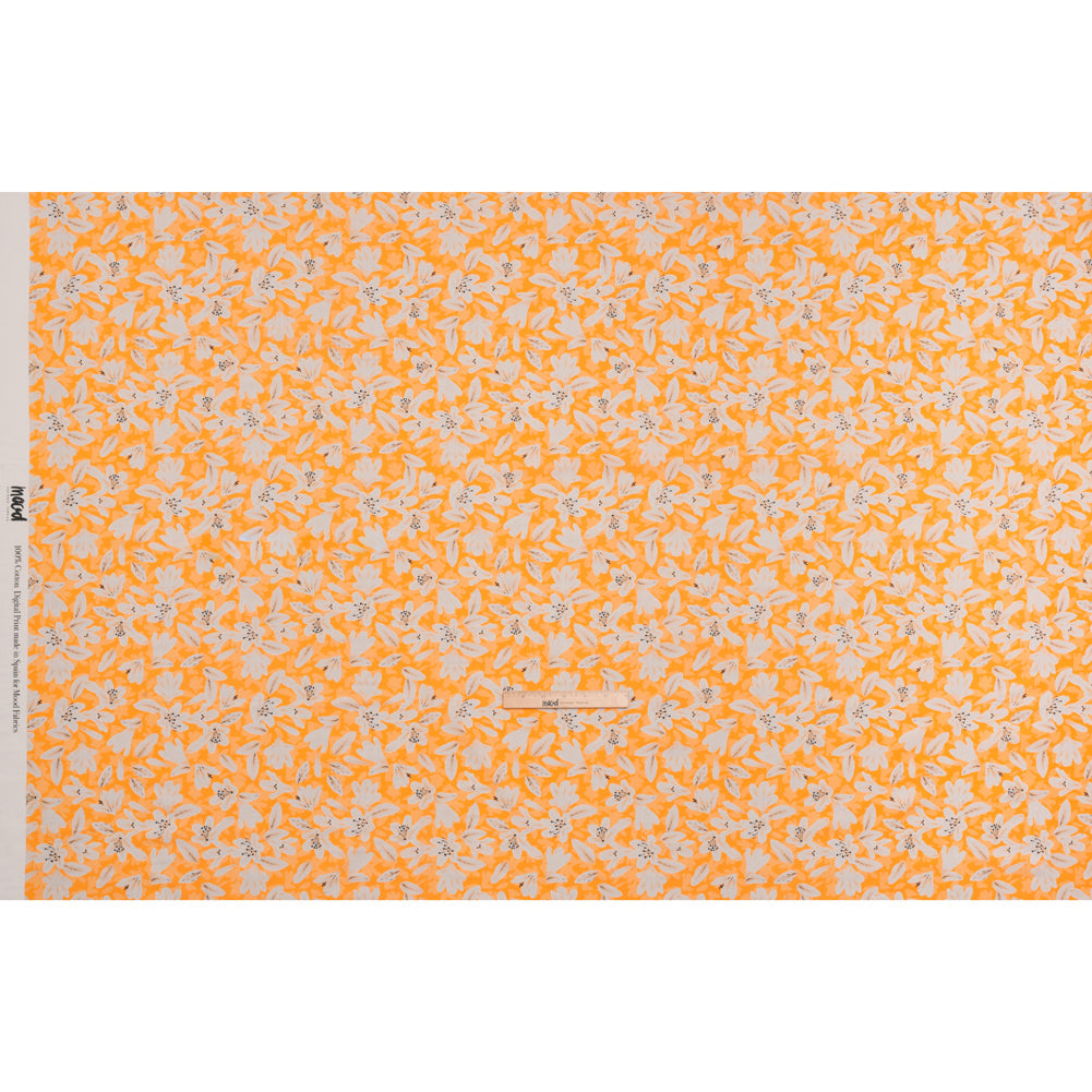 Cotton Voile - Yellow Floral - Daybreak Bloom Print - Mood Exclusive Chariot Collection
