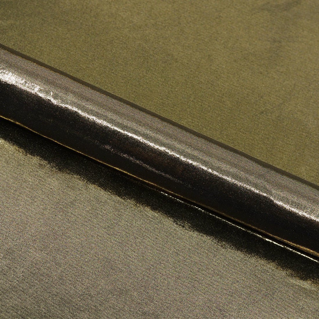 Foiled Spandex Black Metallic