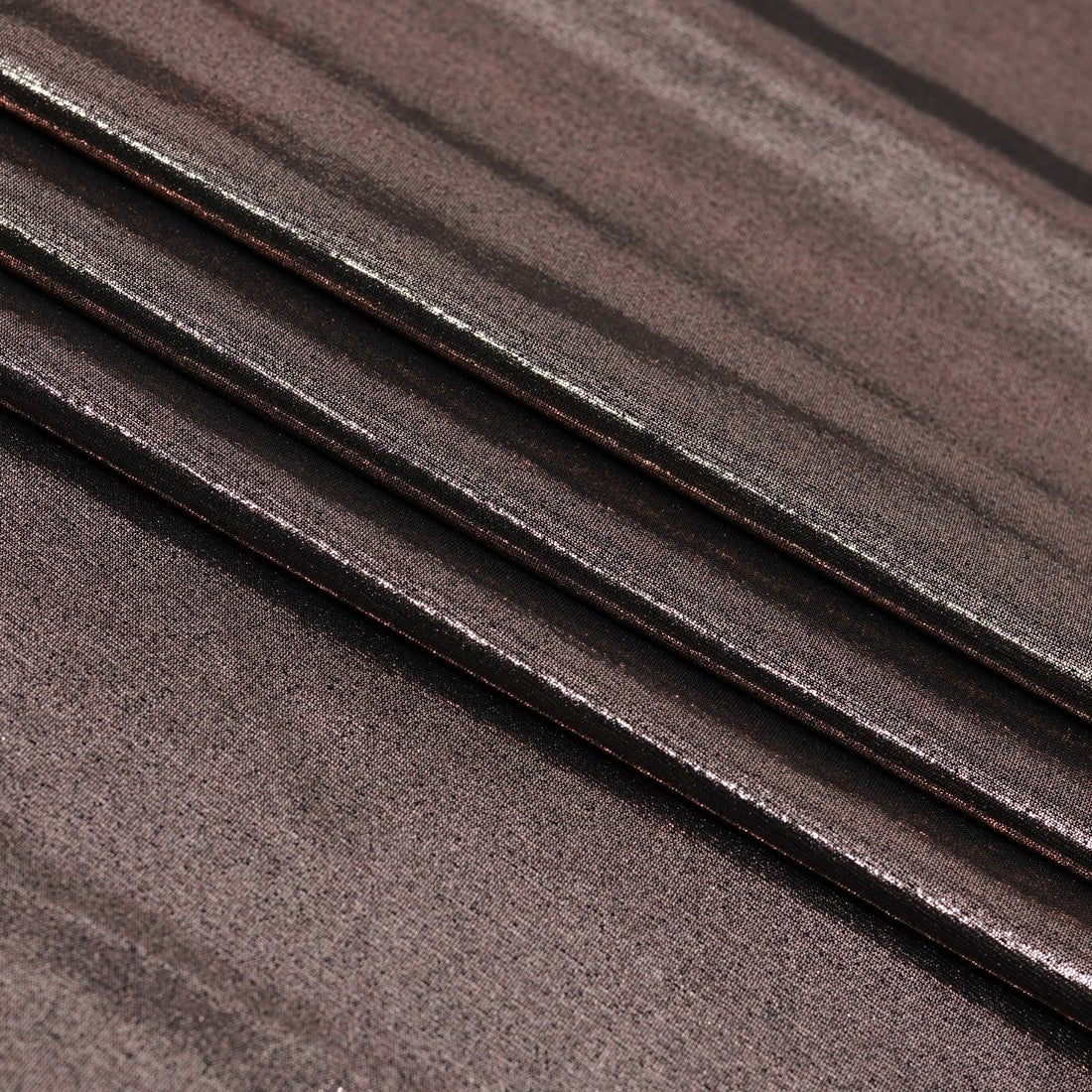 Foiled Spandex Black Metallic
