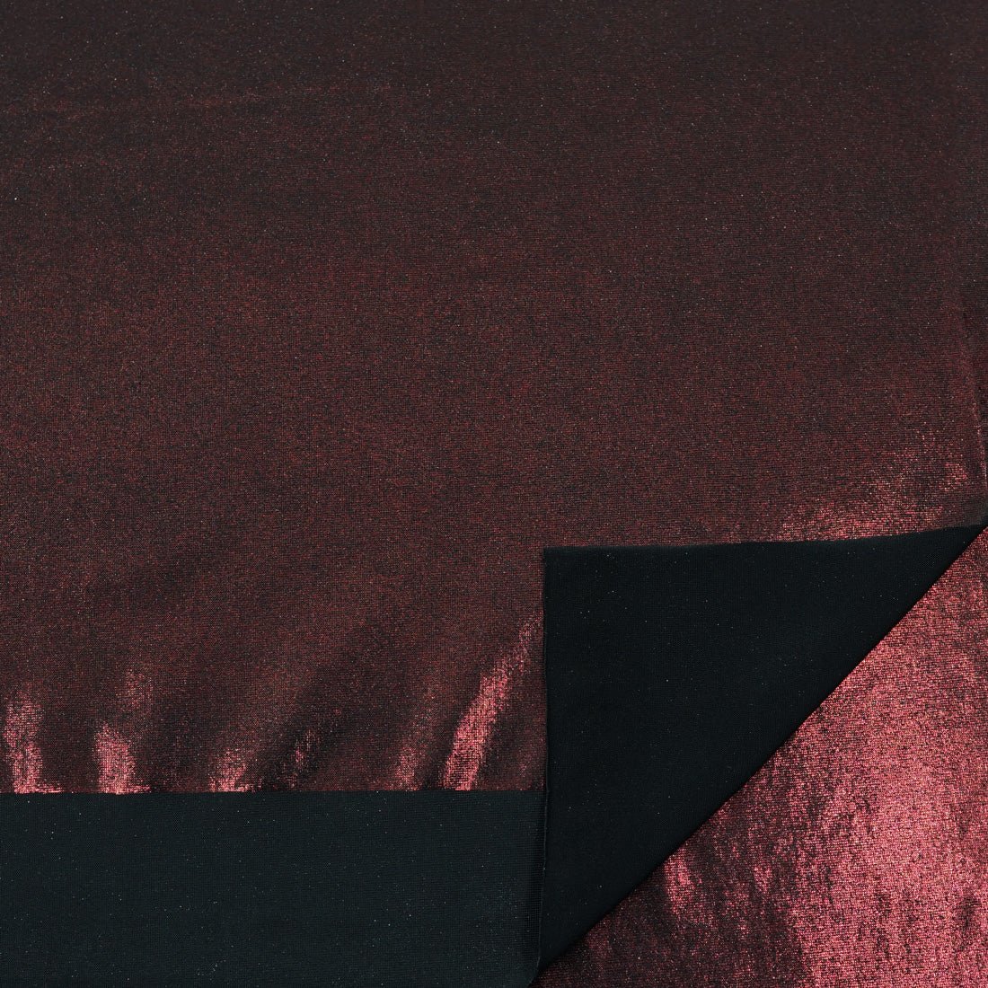 Foiled Spandex Black Metallic