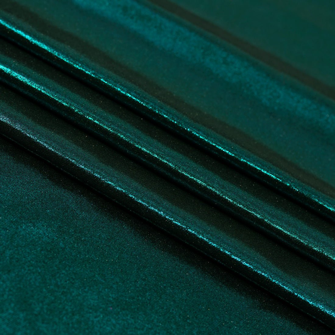Foiled Spandex Black Metallic