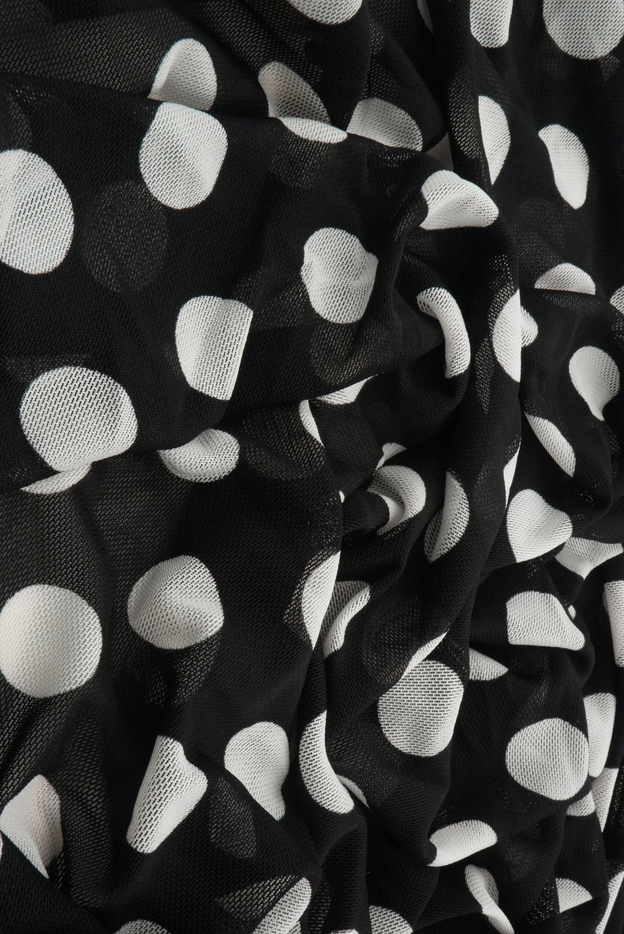Polka Dot Mesh Print Fabric 58/60" Wide