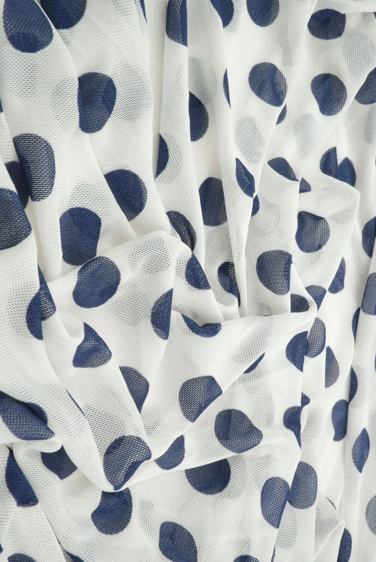 Polka Dot Mesh Print Fabric 58/60" Wide