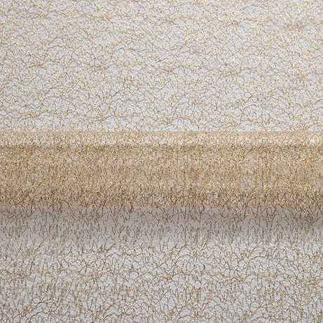 1 Yard Metallic Susumi Tulle Lace Fabric, 58/60" Wide 100% Polyester