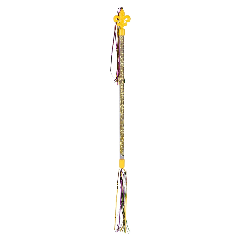 Fleur De Lis Tinsel Baton (1 DZ)