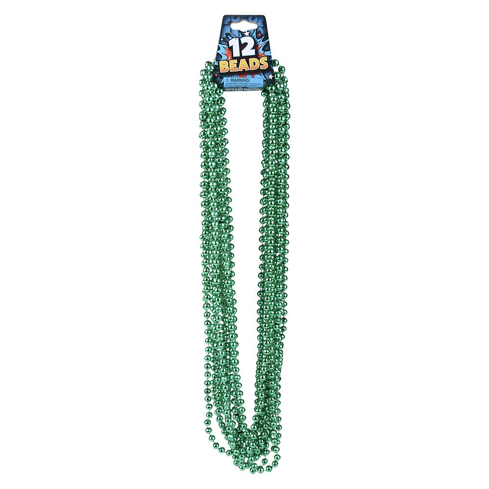 Green Bead Necklaces (1 DZ)