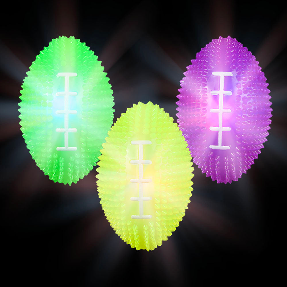 Mardi Gras Light-Up Football (1 DZ)