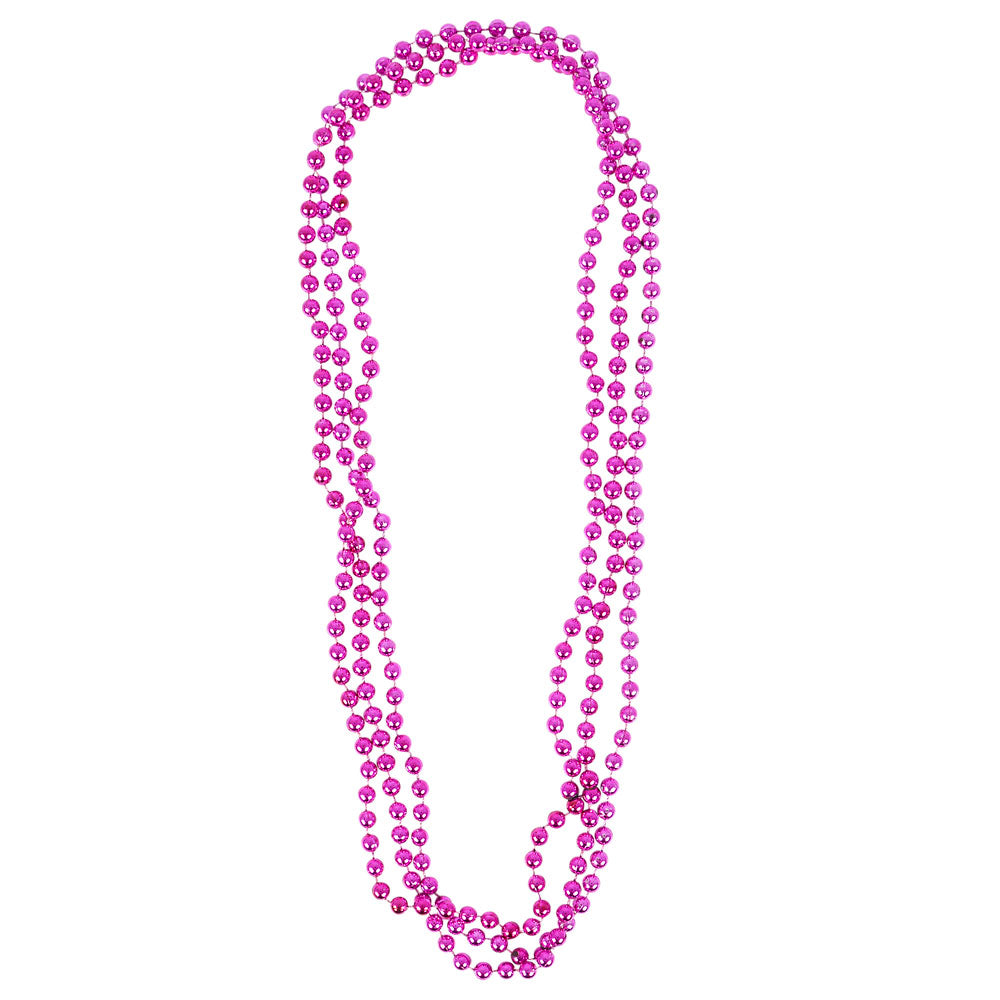 Pink Bead Necklaces 33" 7 mm (1 DZ)