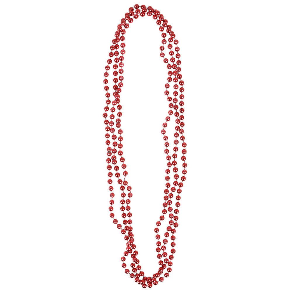 Red Bead Necklaces 33" 7mm (1 DZ)