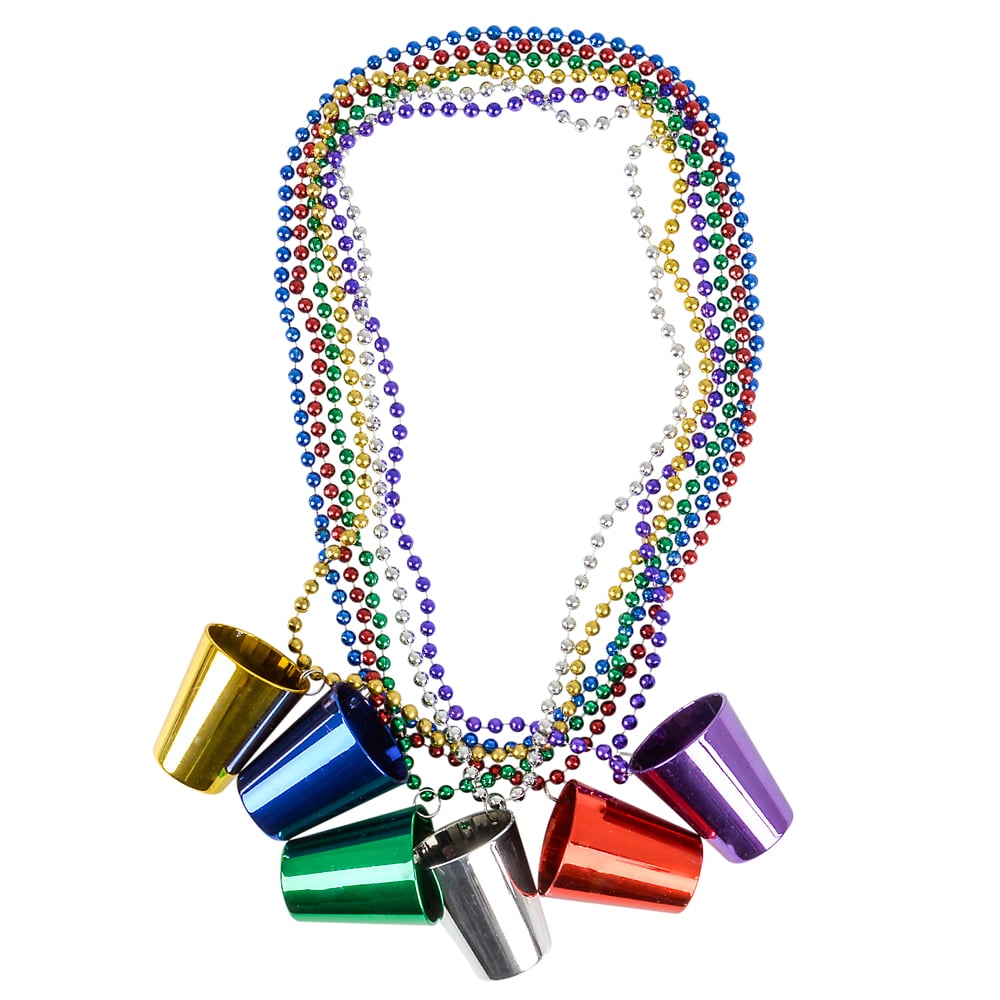 Shot Glass Beads Necklace (1 DZ)