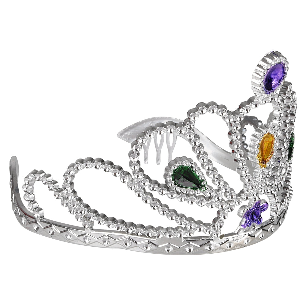 Mardi Gras Rhinestone Tiara (1 DZ)