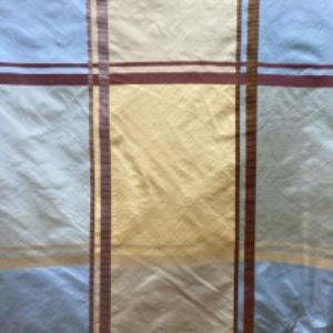 Milano Silk Fabric - Multicolored Stripe, 54" Width (1 Yard)