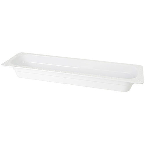 G. E. T. Melamine Food Pan 1/2 Size Long, 2.5" Deep, Ivory
