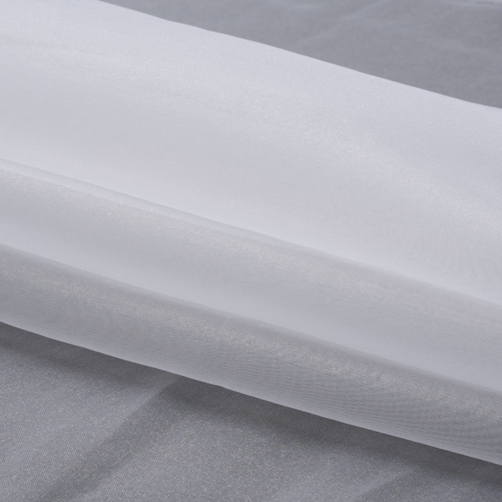 Polyester Organza - Bright White - Luscinia Collection by Mood