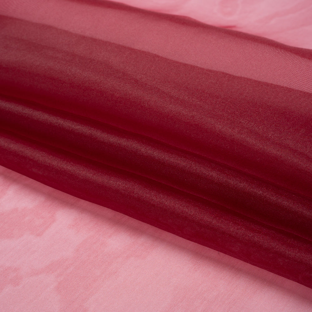 Polyester Organza - Burgundy - Luscinia Collection by Mood