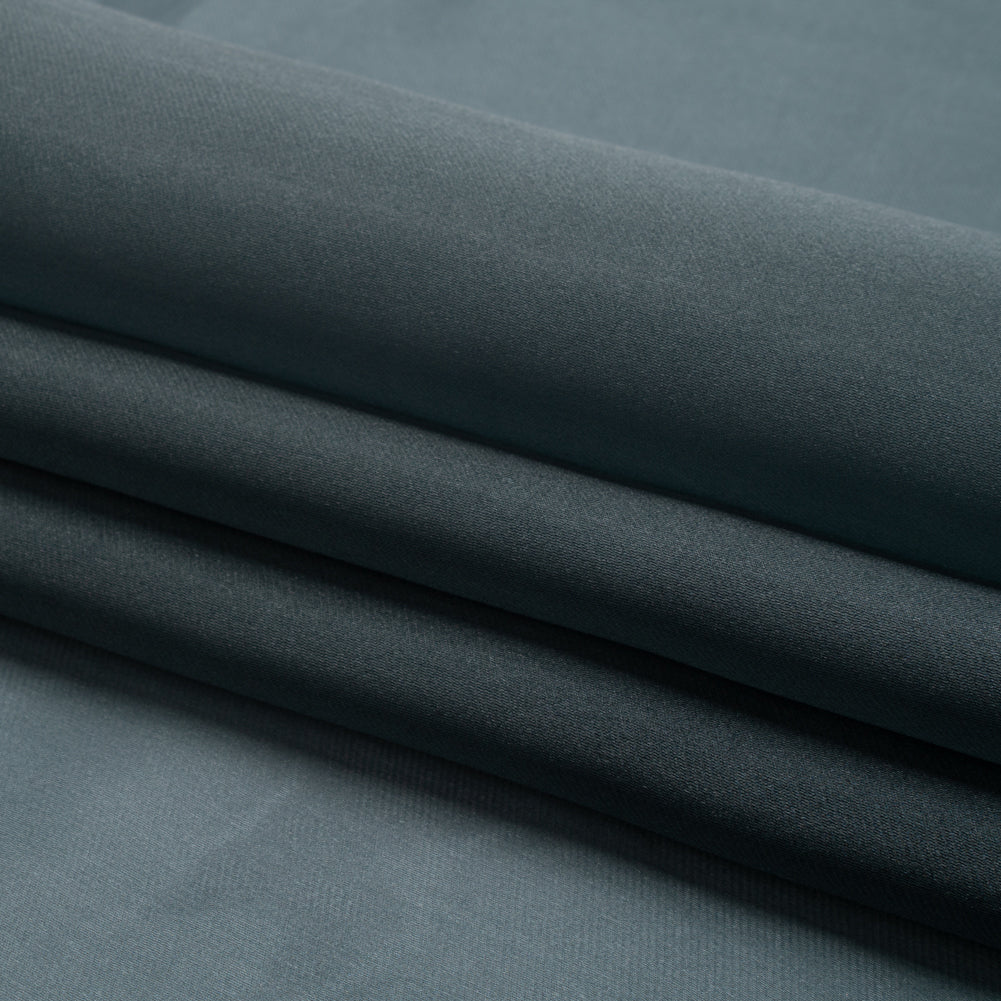 Satin-Faced Polyester Organza - Charcoal Gray - Ardea Collection by Mood