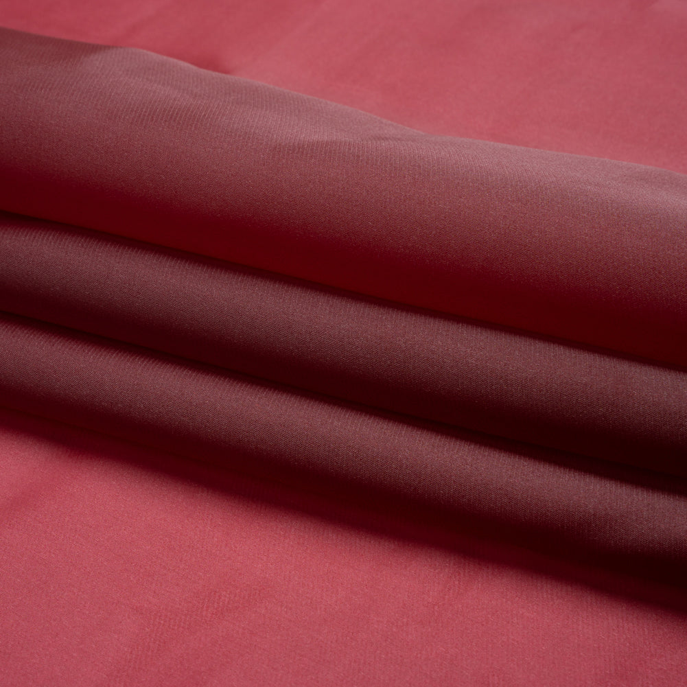 Satin-Faced Polyester Organza - Burgundy - Ardea Collection by Mood